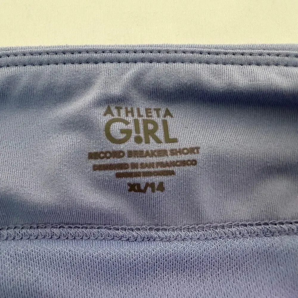 Athleta Girl Light Purple Athletic Shorts Size XL (14) Brief Lined‎